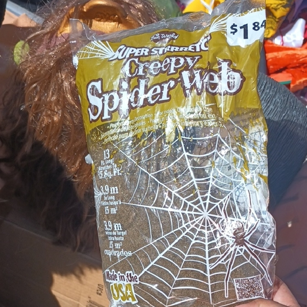 Super Stretchy Creepy Spider Web